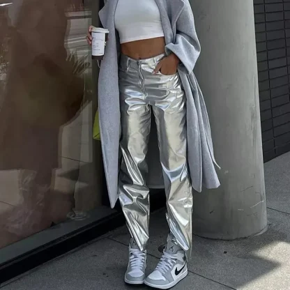Silver Leather Clothing