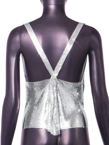 Sparkly Sequin Cowl Elegance - Image 5